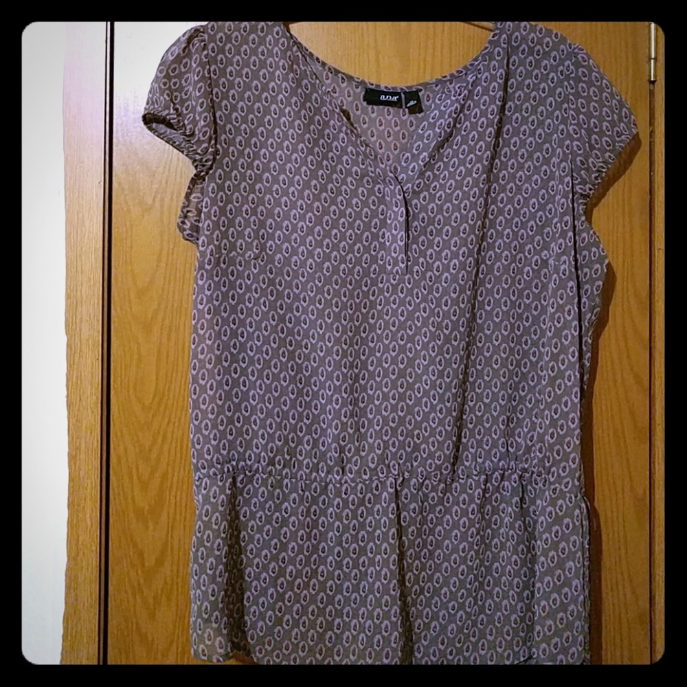 Plus size dress shirt